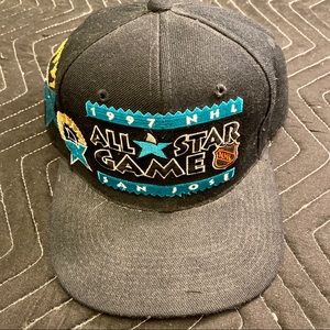 Vintage snapback cap: 1997 NHL ASG (San Jose)